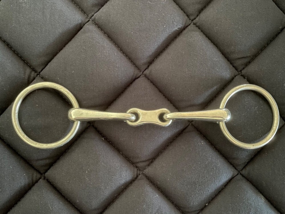 French Link O Ring Snaffle Horse Bit 5.5” 5 1/2”