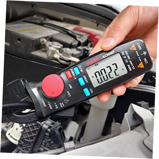 BSIDE DC Current Clamp Meter 6000 Counts Digital Multimeter Amp ACM92