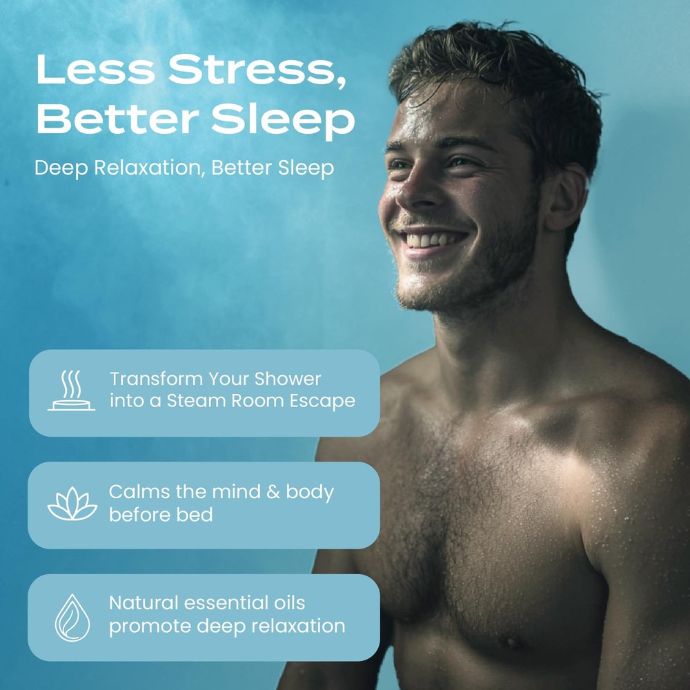 Body Restore Shower Steamers Aromatherapy 30 Pack – Easter Basket Stuffers, E...