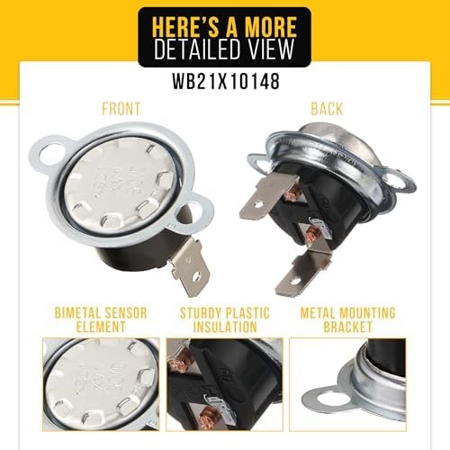 Microwave Oven Thermostat Replacement Compatible GE Models