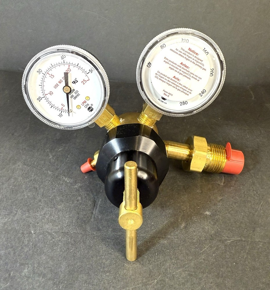 Miller 16504 Argon Regulator Gauge - New!