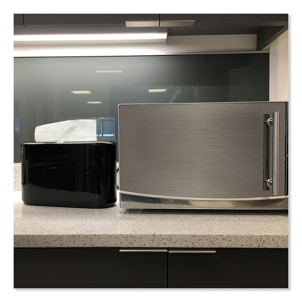 Paper Towel Dispenser Black Space-Saving Single-Dispensing for H2 Refill