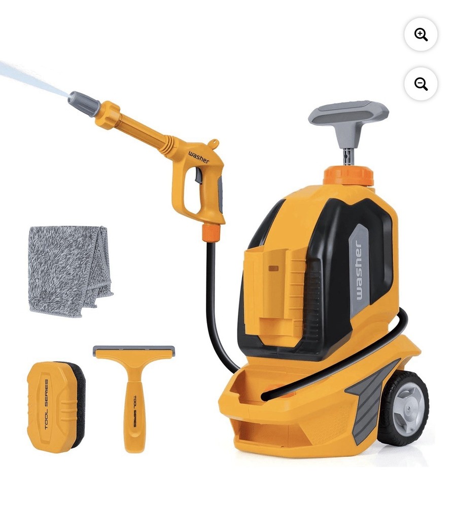 Kid Engineering Power Tools Pretend Play Washer Set for Ages 3+
