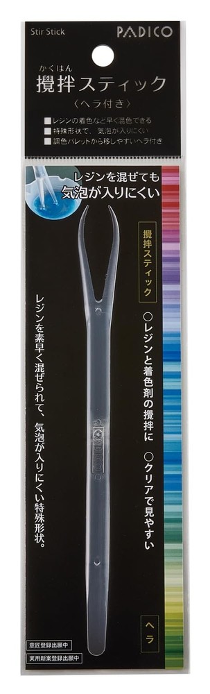 PADICO resin tool stirring stick [with spatula]