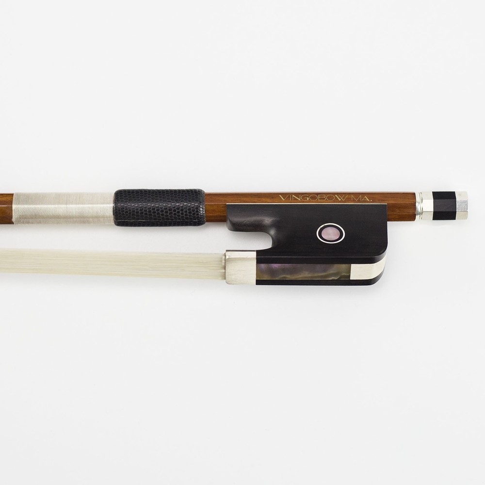 Master Pernambuco Cello Bow Pure Silver Mounted VingoBow OldStore