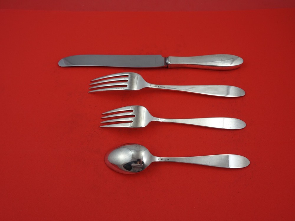 Simplicity by International Sterling Silver Regular Size Place Setting(s) 4 pcs