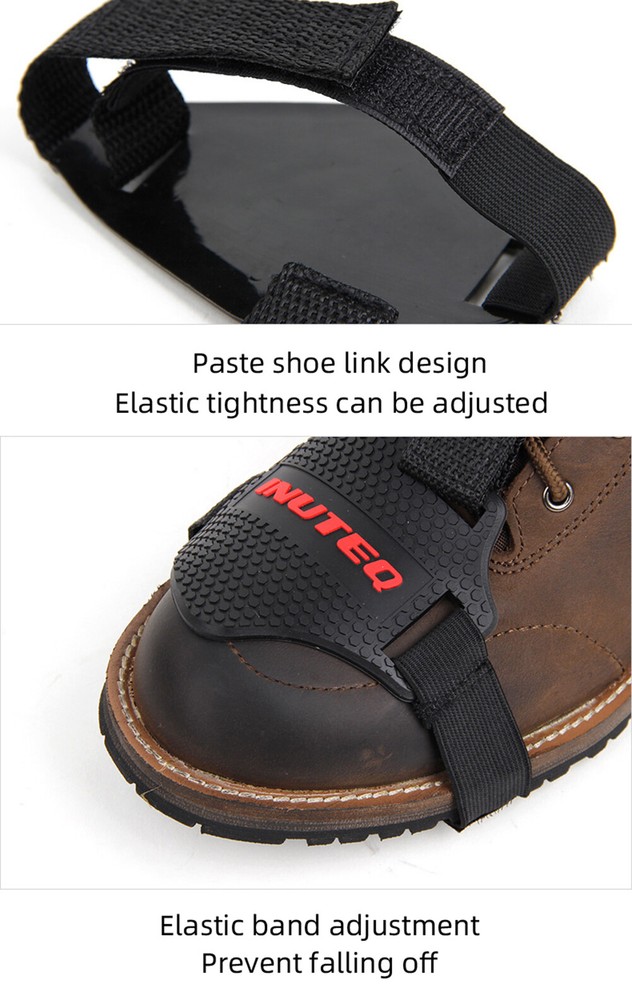 2PCS Motorcycle Shift Guard Cover Protective Shoe Boot Protector Shifter Pads US