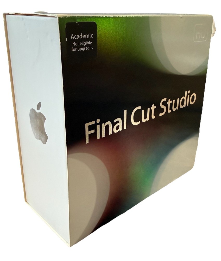 Final Cut Studio Academic Version Complete Box Set Mac Vintage Apple Collector