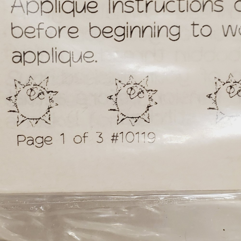 ~Just Be 'Cuz Applique Pattern #10119~Kenna Reynolds