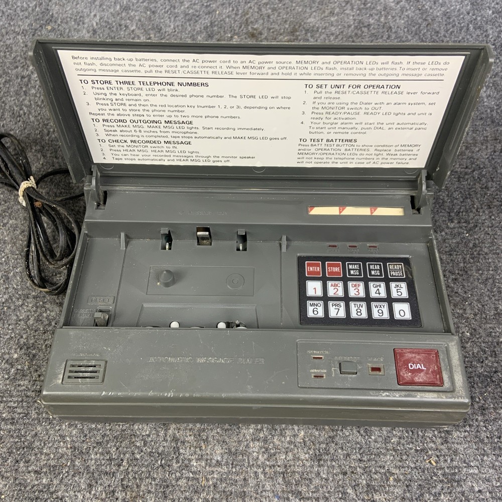 Safe House Automatic Message Dialer - Model 49-433B Powers On