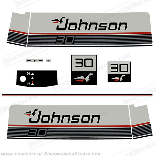 Fits Johnson 1987-1988 30hp VRO Decals