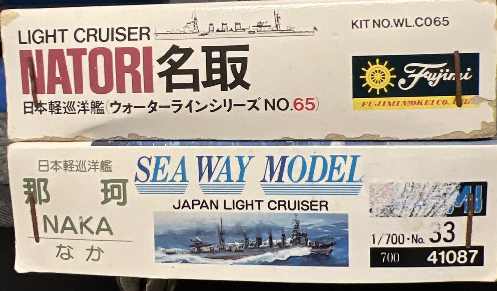 Fujimi Light Cruisers Natori/Naka