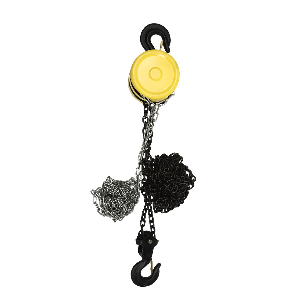 2 Ton Chain Puller Block Hoist Hand Tool 10ft Lifting Height w/ Hook