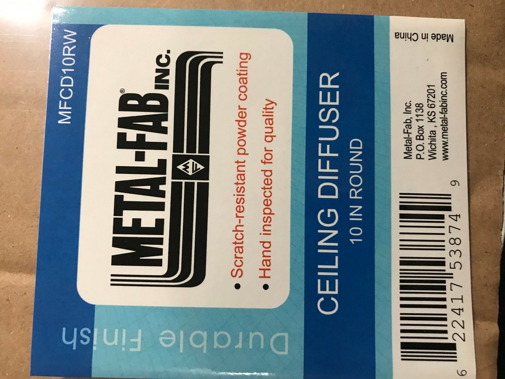 10 inch round vent 10 pc case