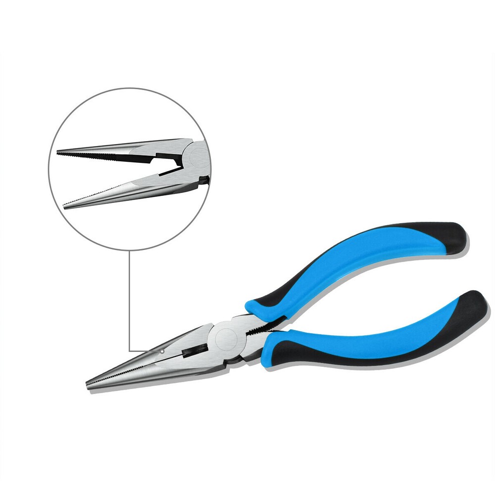 Blue Portable Household Toolbox Cordless Drill+Bits 27-Piece Hand Tool Package