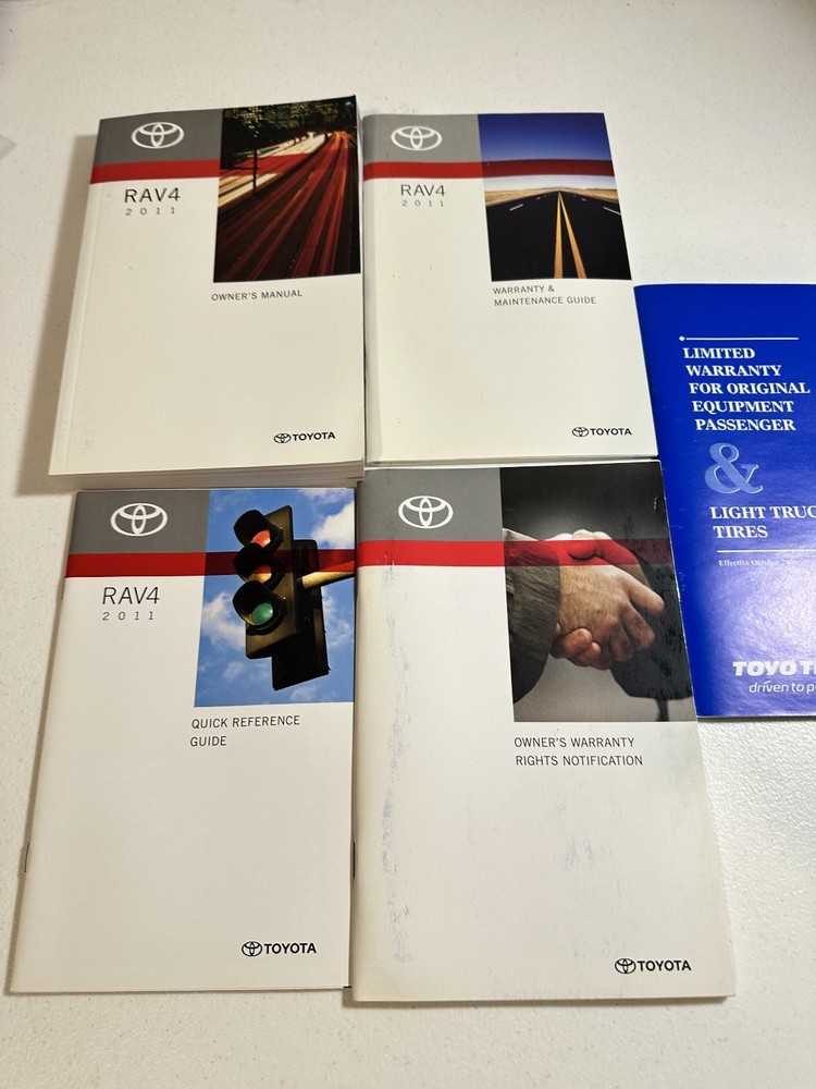 Toyota RAV4 Owner's Manual Set 2011
