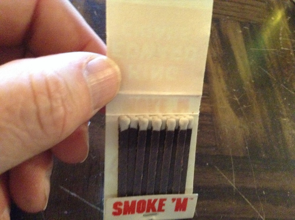King Edwards Cigars advertising matchbook