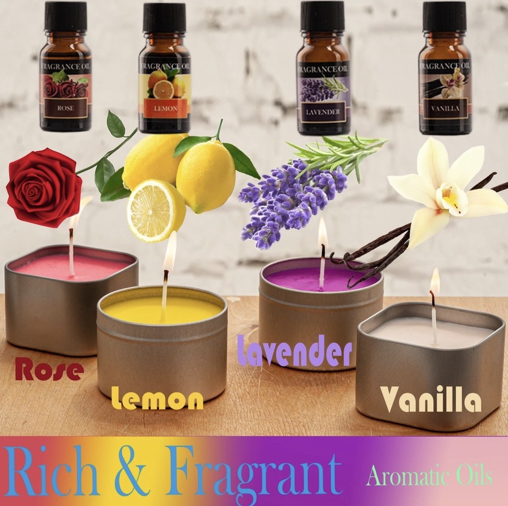 Candle (self Making), Soy Wax, 16 Colours