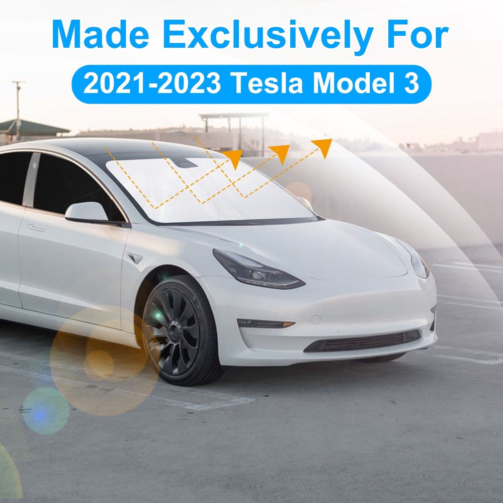 Side Windows Front Windshield Privacy Full Sunshade For Tesla Model 3