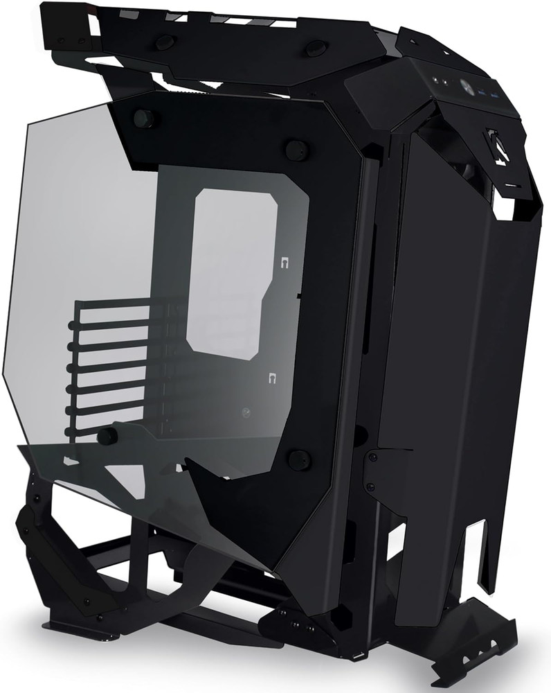 C650 Mech PC Case - ATX Tower Gaming Computer Case with Tempered Glass