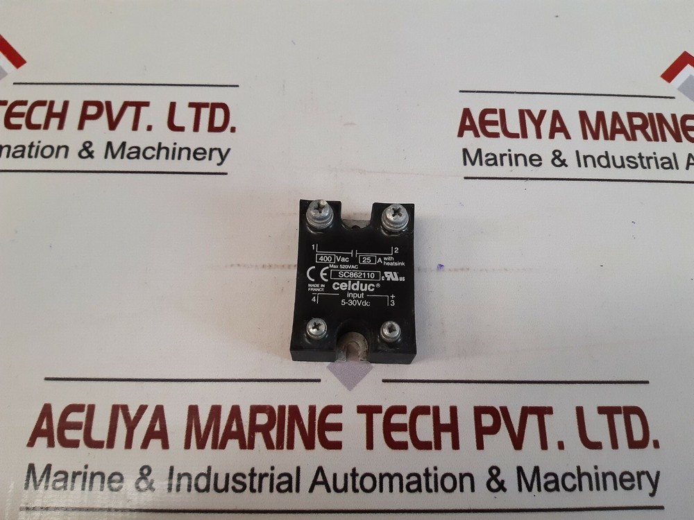 Celduc SC862110 Solid State Relay MAX 520VAC 5-30VDC