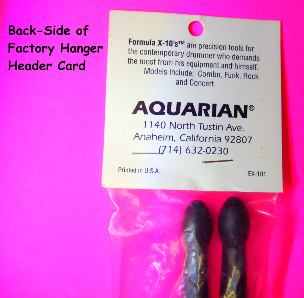 Aquarian Drumsticks, ROCK drumsticks