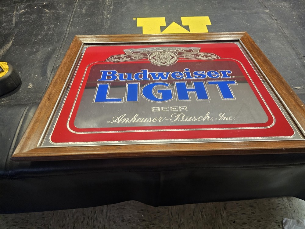 RARE BUDWEISER LIGHT MIRROR