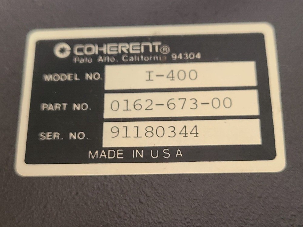 Coherent Innova I-400 Laser Control Display Remote Module Head Controller