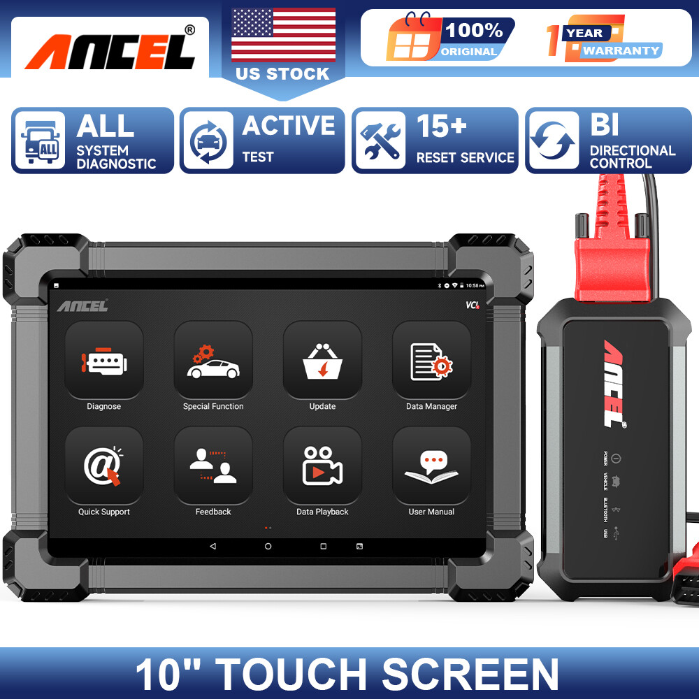 ANCEL X7 Bidirectional Scanner OBD2 All System TPMS DPF Oil EPB Diagnostic Tools