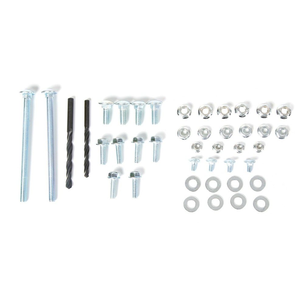 Pair RV 4" Square Rear Bumper Mounting Cargo Carrier Box Support Arms Bracket