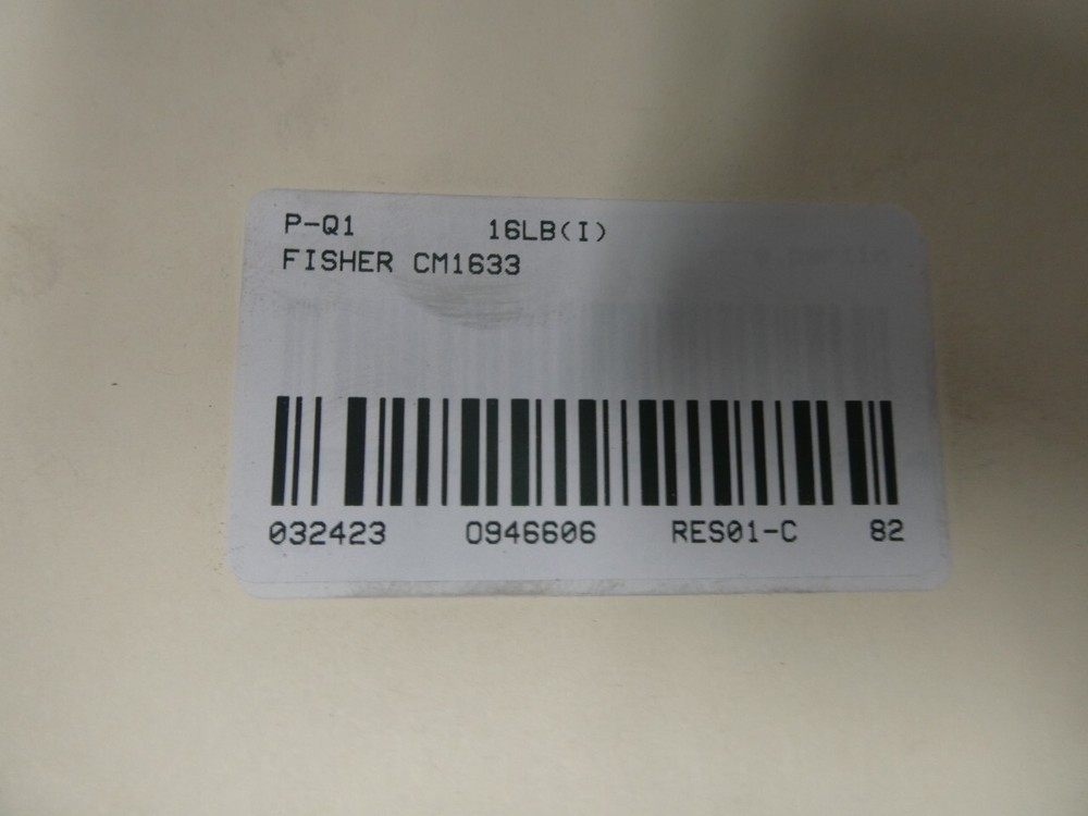 Fisher CM1633 10 Unit Control Chassis Module