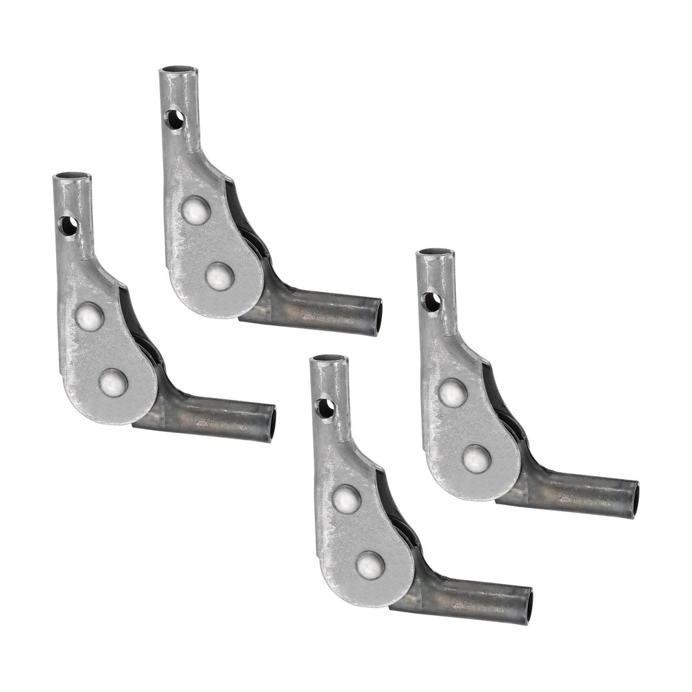 4Pcs Adjustable Sofa Hinge, 125 Degree Slanted 3 Gear Support Joint for Sofa