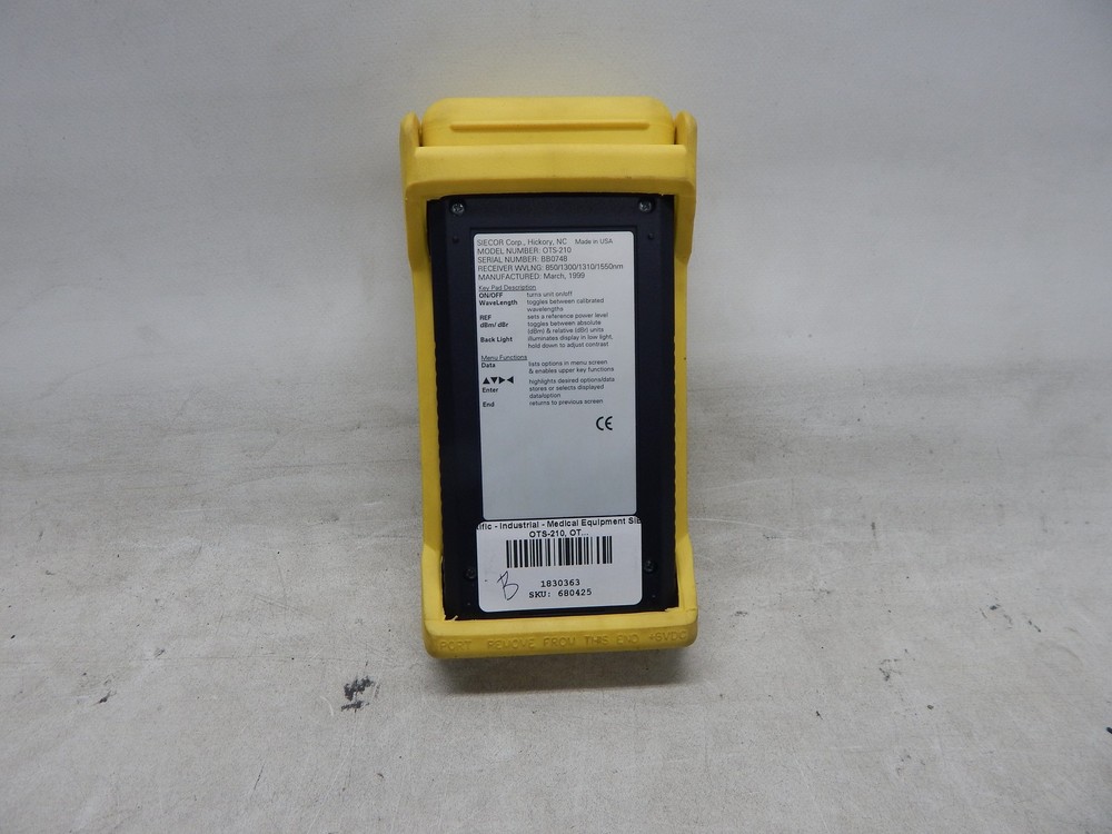 Siecor OTS-210-55 OTS-200 Series Optical Meter