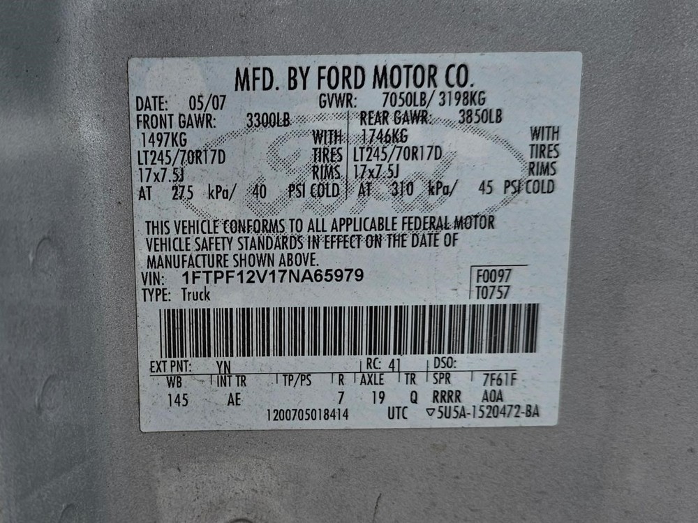F150 2007 Headrest 2418480
