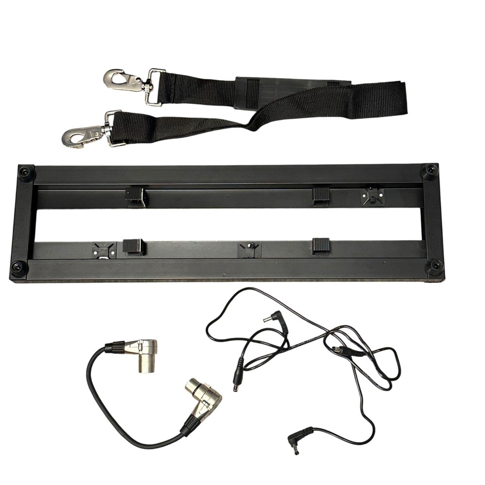 Monoprice Stage Right Guitar Pedal Board & Carrying Case & Cables