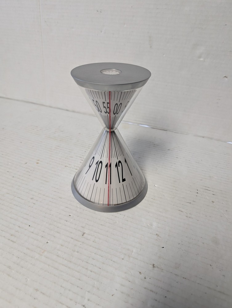 Hourglass Kitchen Timer 60 Minute Silver Cone Mechanical Retro Desktop Timer
