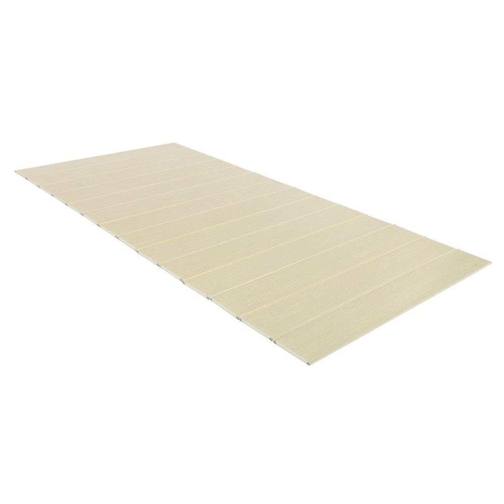 Foldable Bathtub Cover Bathtub Rectangular Board Modern Bathtub Cover PVC Yellow