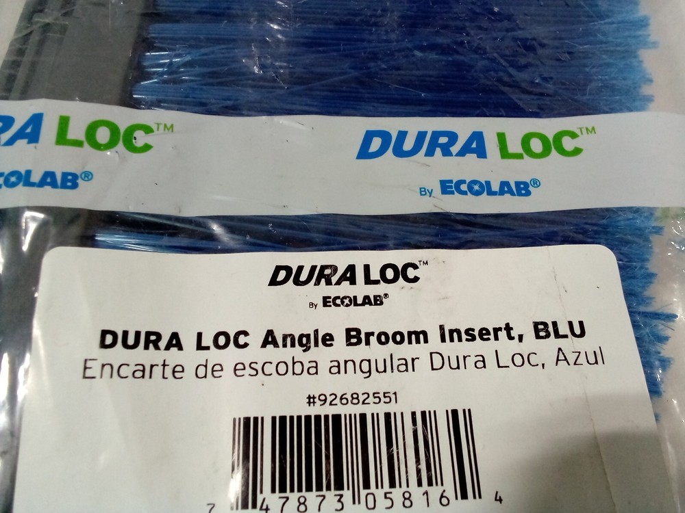 DuraLoc Angle Broom Insert Blue Angle Broom Insert Head Replacement