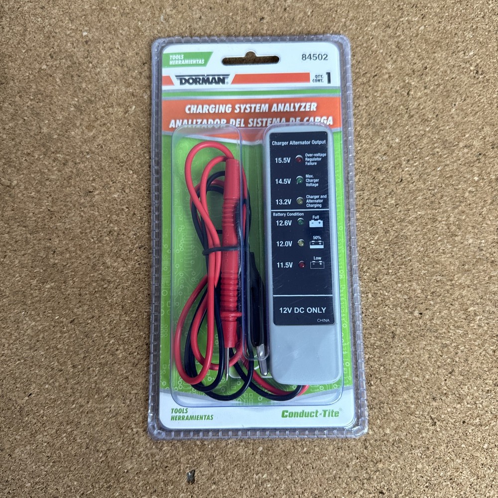 Dorman 84502 Tester - Auto Charge System Analyzer Tool