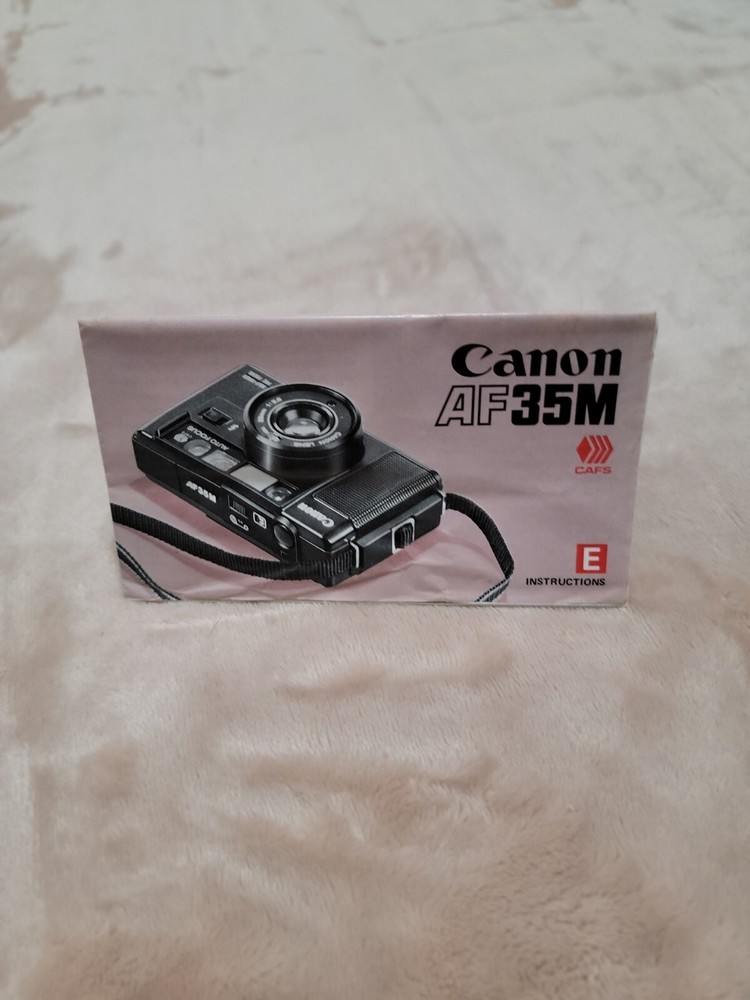 Canon AF35M Instruction Manual ONLY Vintage