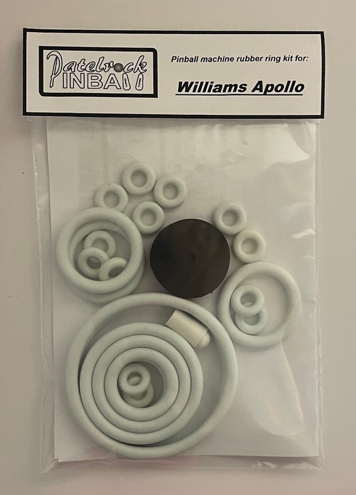 1967 Williams Apollo Pinball Machine Rubber Ring Kit