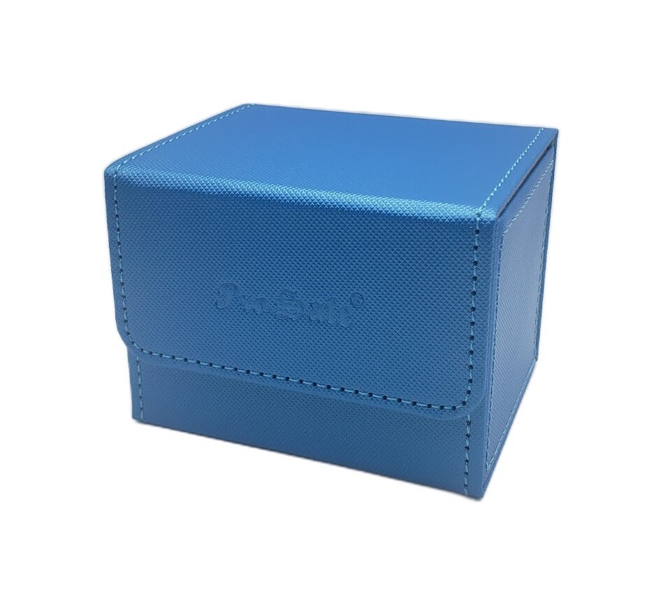 Pro Safe Premium Deck Case LIGHT BLUE Microfiber Lined - Holds 100+ Gaming Cards