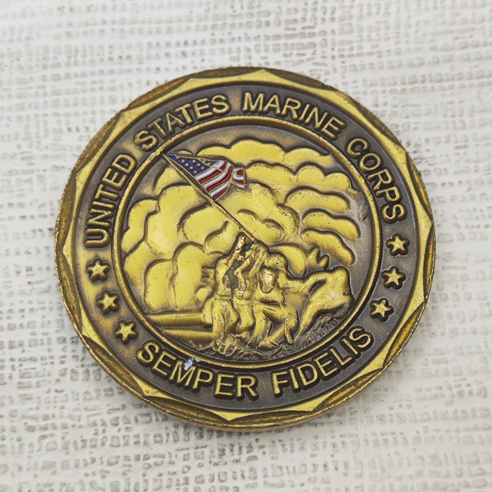 USMC Semper Fidelis Challenge Coin