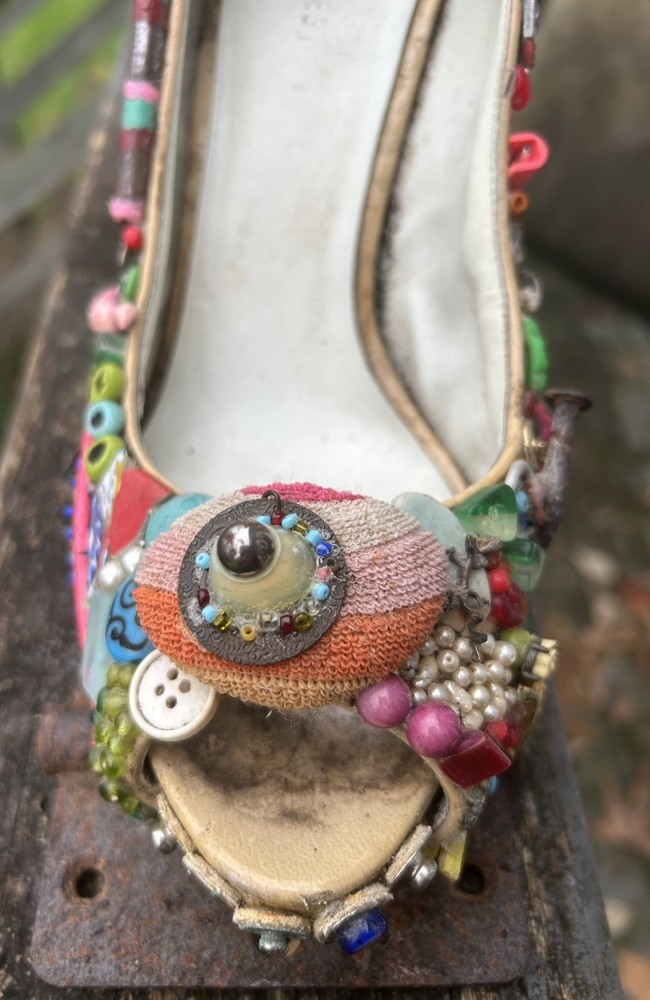 Mosaic High Heel Unique Conversation Piece