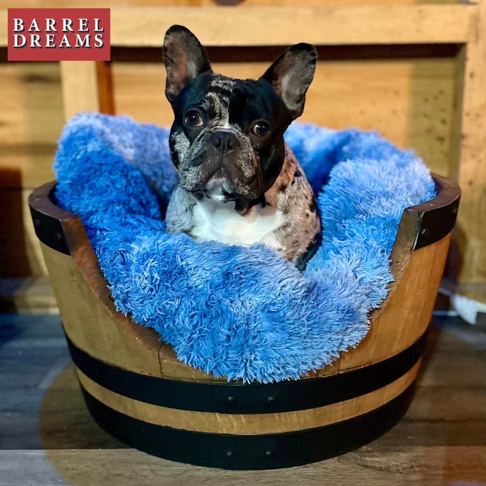 Wine Barrel Dog Bed