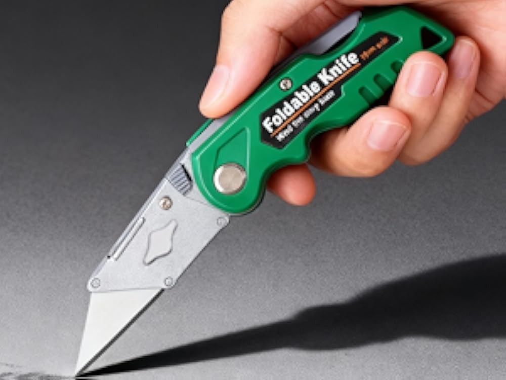Heavy Duty Folding Box Cutter Set Replacement Blades, Profal Utility