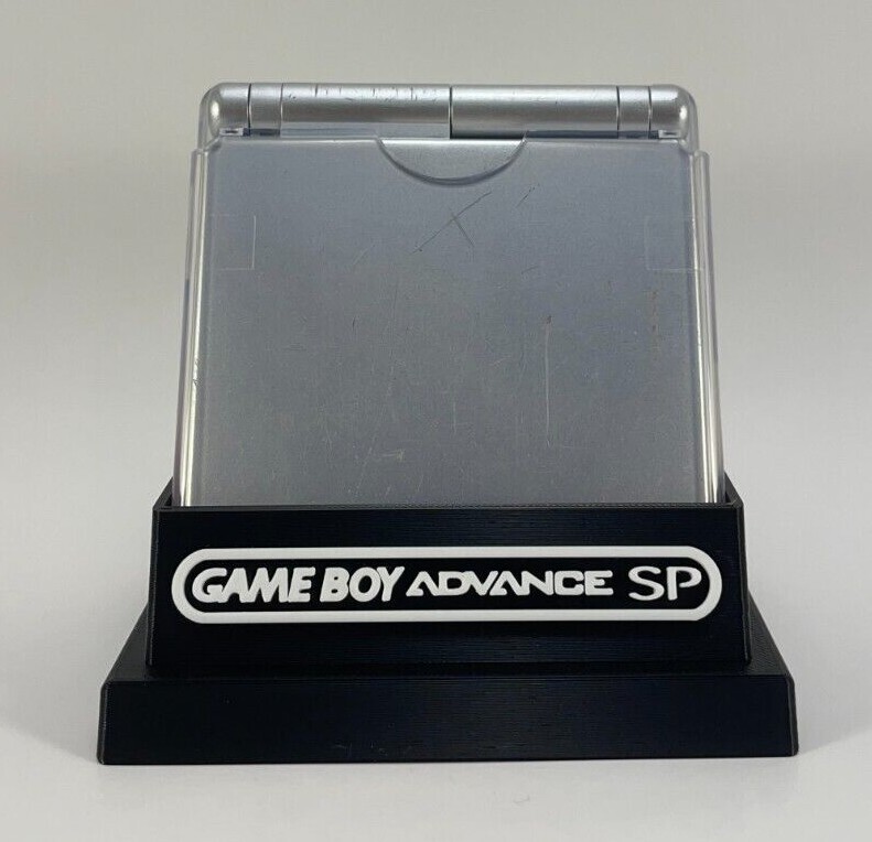Game Boy Advanced SP in Protective Case Display- DISPLAY ONLY (Customize Colors)