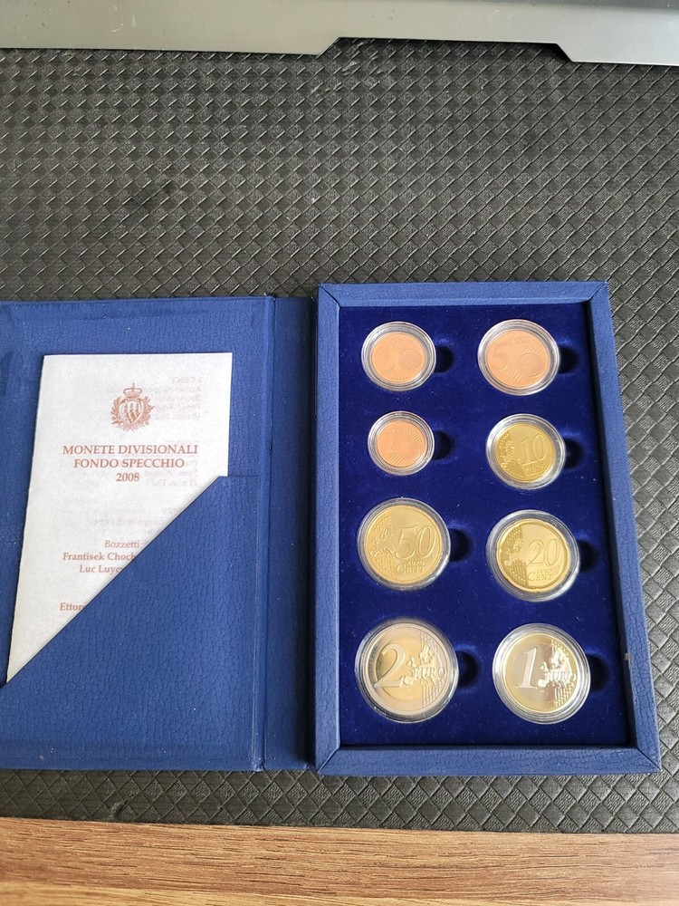 RARE SAN MARINO 2008 COIN SET UNC.