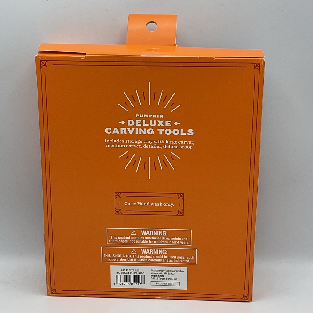 Hyde And EEK 4 Deluxe Carving Tools Black