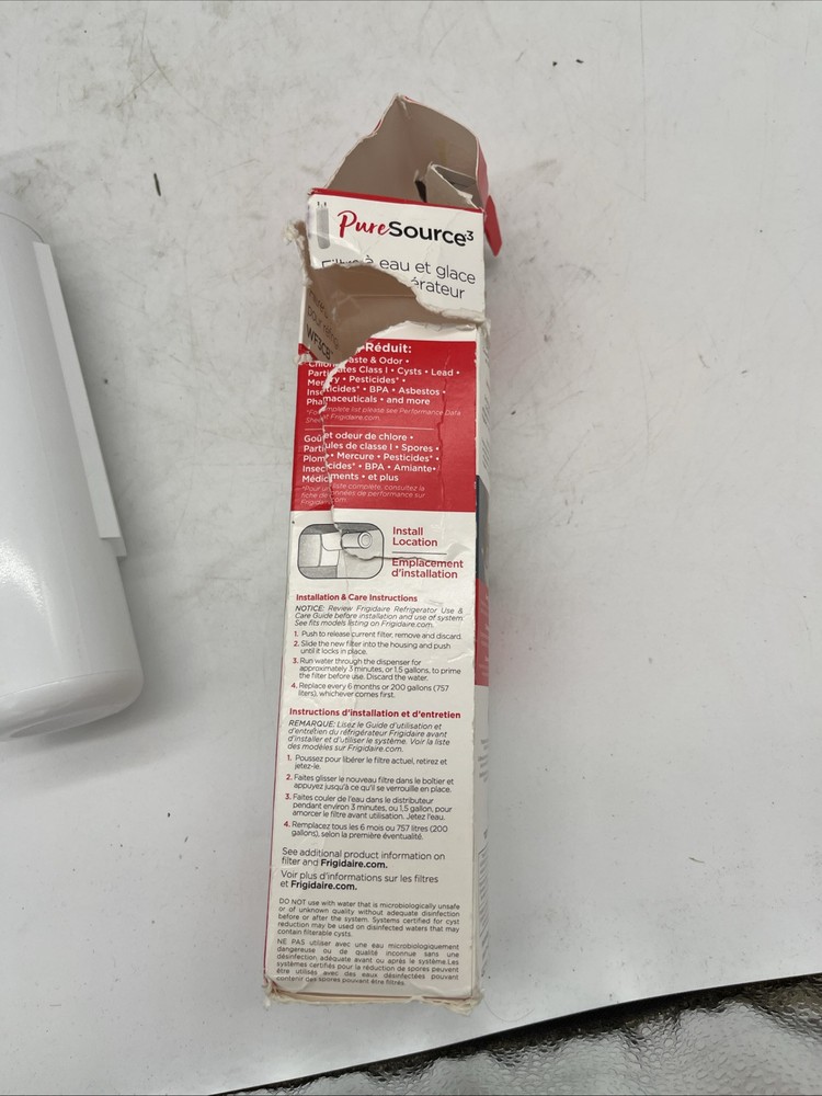 Frigidaire WF3CB Puresource3 Refrigerator Water Filter - White - (Pack of 1)